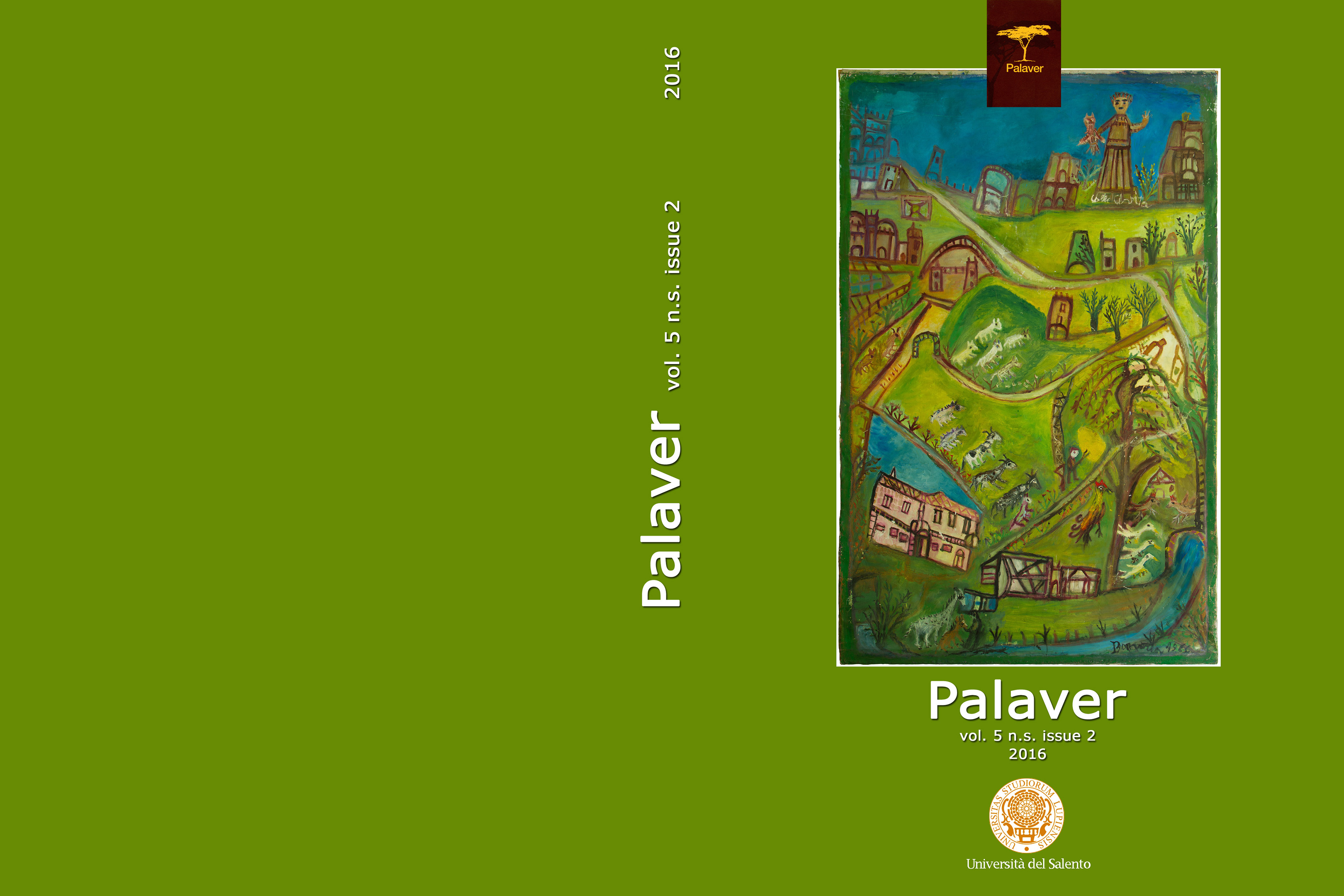  Palaver - Volume 5 n.s., Issue 2 (2016) - Covere-ISSN: 2280-4250